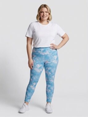 💖 Juicy Couture Aurora Print Crossover Leggings | XL | NWOT 💖